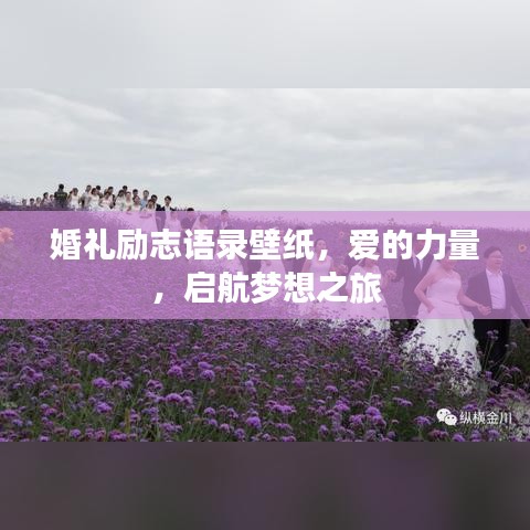 婚礼励志语录壁纸，爱的力量，启航梦想之旅