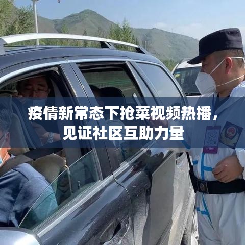 疫情新常态下抢菜视频热播，见证社区互助力量