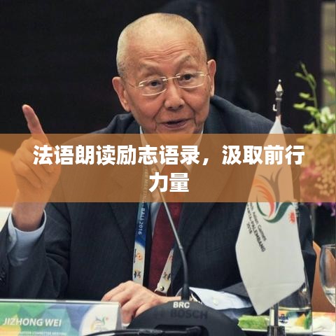 法语朗读励志语录，汲取前行力量