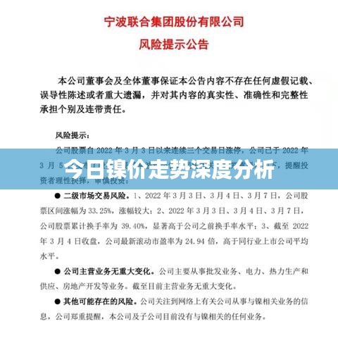 今日镍价走势深度分析