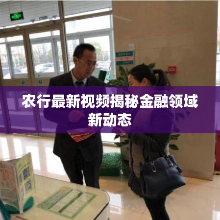 农行最新视频揭秘金融领域新动态