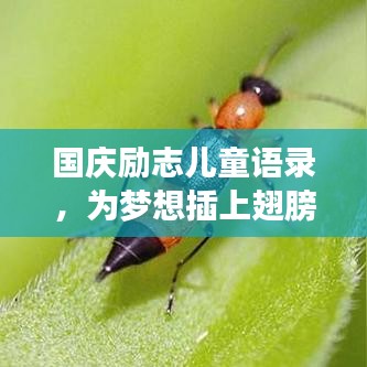 国庆励志儿童语录，为梦想插上翅膀，激发无限潜能！