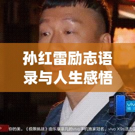 孙红雷励志语录与人生感悟，名言背后的力量与故事