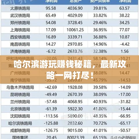 哈尔滨游玩赚钱秘籍，最新攻略一网打尽！