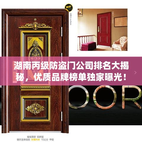 湖南丙级防盗门公司排名大揭秘，优质品牌榜单独家曝光！