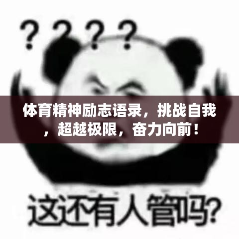 体育精神励志语录，挑战自我，超越极限，奋力向前！
