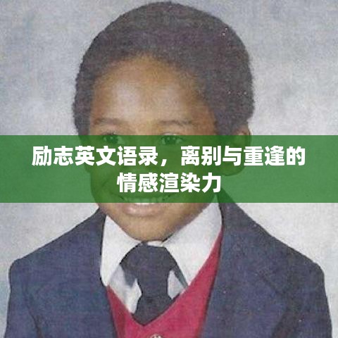 励志英文语录，离别与重逢的情感渲染力
