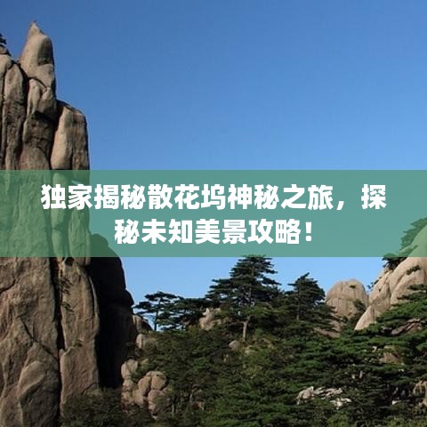 独家揭秘散花坞神秘之旅，探秘未知美景攻略！