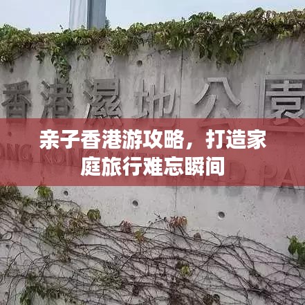 亲子香港游攻略，打造家庭旅行难忘瞬间