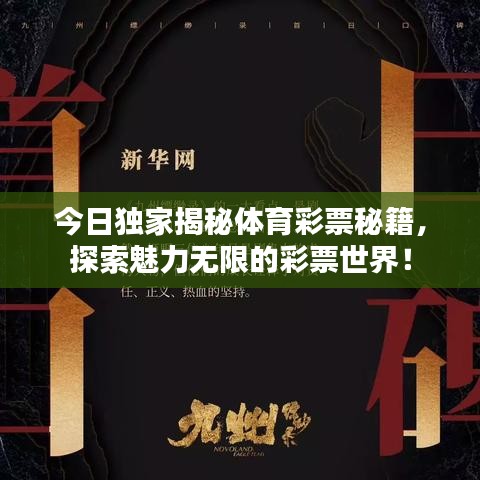 今日独家揭秘体育彩票秘籍，探索魅力无限的彩票世界！