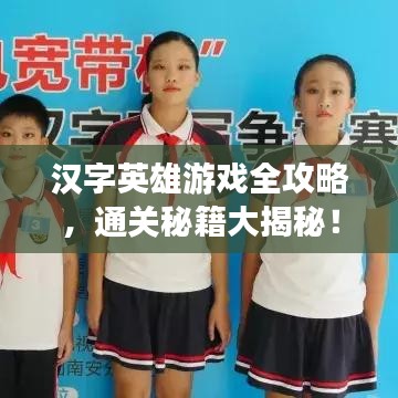 汉字英雄游戏全攻略，通关秘籍大揭秘！