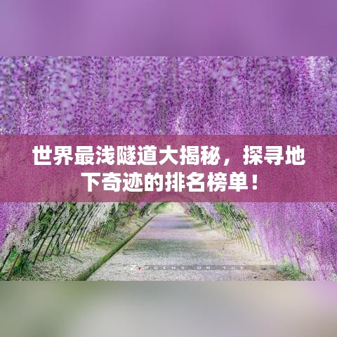 世界最浅隧道大揭秘，探寻地下奇迹的排名榜单！