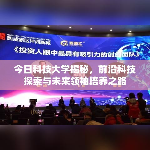 今日科技大学揭秘，前沿科技探索与未来领袖培养之路