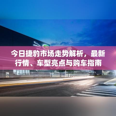 今日捷豹市场走势解析，最新行情、车型亮点与购车指南