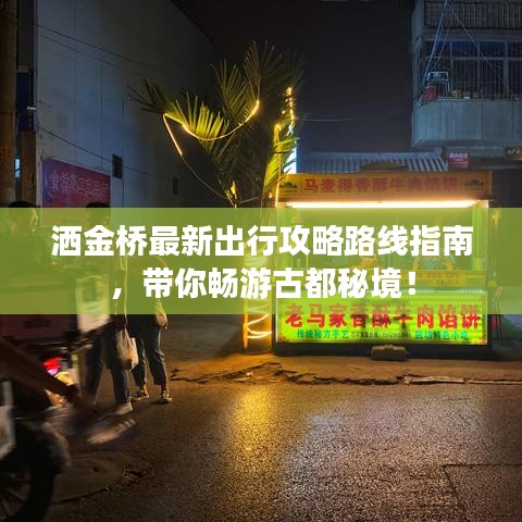 洒金桥最新出行攻略路线指南，带你畅游古都秘境！