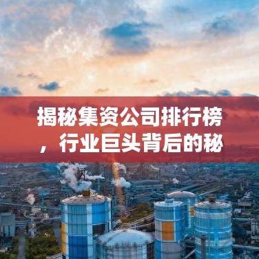 揭秘集资公司排行榜，行业巨头背后的秘密大揭秘！
