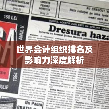 世界会计组织排名及影响力深度解析