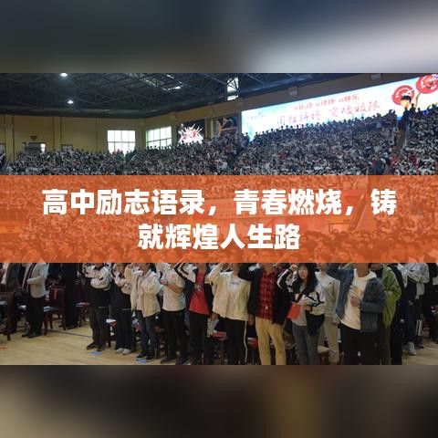 高中励志语录，青春燃烧，铸就辉煌人生路