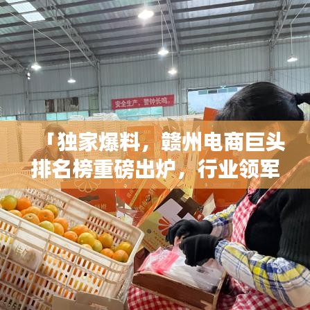 「独家爆料，赣州电商巨头排名榜重磅出炉，行业领军者荣耀榜单大揭秘！」