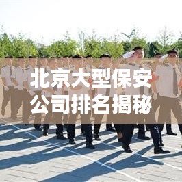 北京大型保安公司排名揭秘，影响力与专业素质一览
