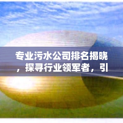 专业污水公司排名揭晓，探寻行业领军者，引领绿色未来！