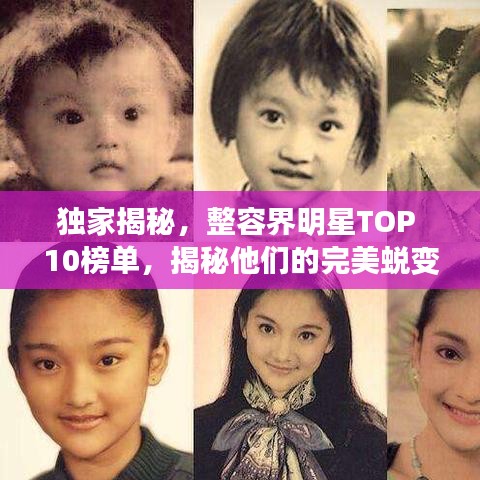 独家揭秘，整容界明星TOP 10榜单，揭秘他们的完美蜕变之路！