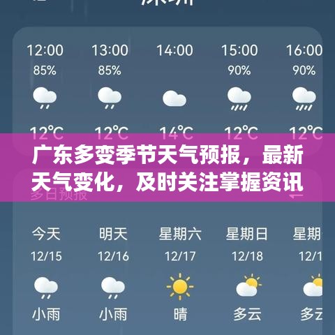 广东多变季节天气预报，最新天气变化，及时关注掌握资讯！