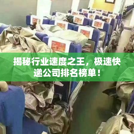 揭秘行业速度之王，极速快递公司排名榜单！