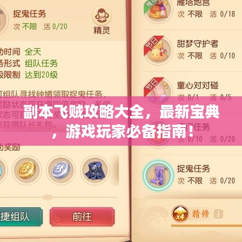 副本飞贼攻略大全，最新宝典，游戏玩家必备指南！
