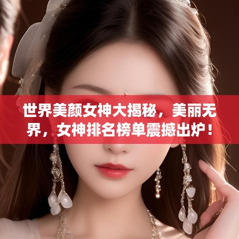 世界美颜女神大揭秘，美丽无界，女神排名榜单震撼出炉！