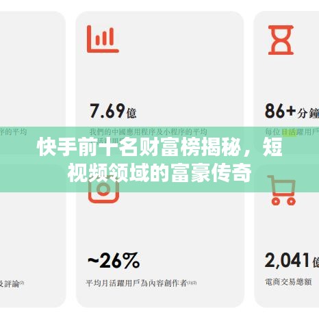 快手前十名财富榜揭秘，短视频领域的富豪传奇