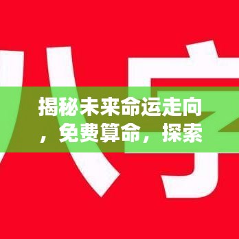 揭秘未来命运走向，免费算命，探索年月日背后的奥秘！百度为你揭晓答案