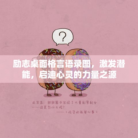 励志桌面格言语录图，激发潜能，启迪心灵的力量之源