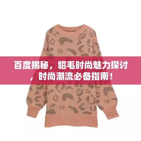百度揭秘，貂毛时尚魅力探讨，时尚潮流必备指南！