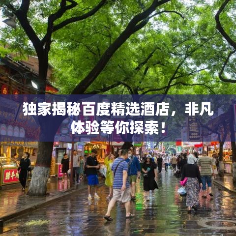 独家揭秘百度精选酒店，非凡体验等你探索！