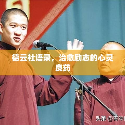 德云社语录，治愈励志的心灵良药