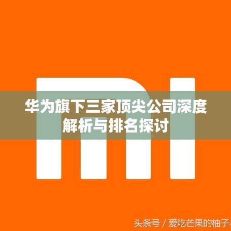 华为旗下三家顶尖公司深度解析与排名探讨
