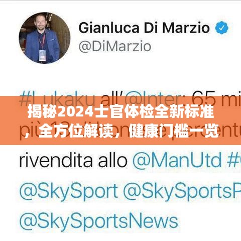 揭秘2024士官体检全新标准，全方位解读，健康门槛一览无余