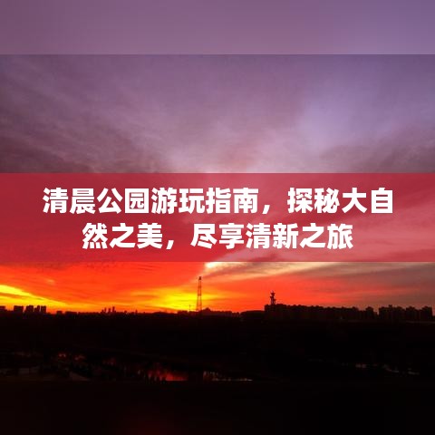 清晨公园游玩指南，探秘大自然之美，尽享清新之旅