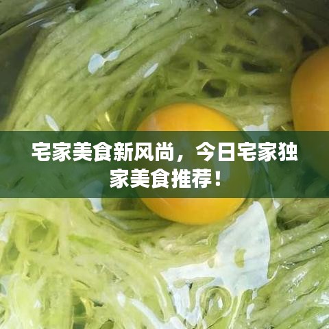 宅家美食新风尚，今日宅家独家美食推荐！