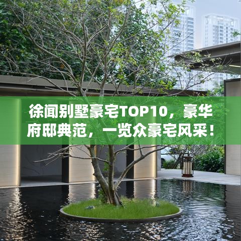 徐闻别墅豪宅TOP10，豪华府邸典范，一览众豪宅风采！