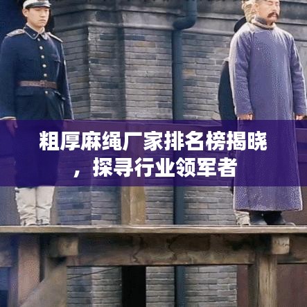 粗厚麻绳厂家排名榜揭晓，探寻行业领军者