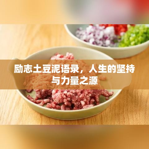 励志土豆泥语录，人生的坚持与力量之源