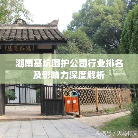 湖南基坑围护公司行业排名及影响力深度解析