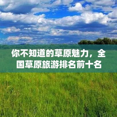 你不知道的草原魅力，全国草原旅游排名前十名探秘