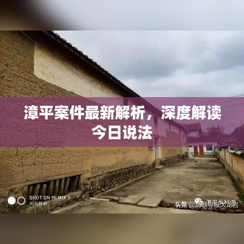 漳平案件最新解析，深度解读今日说法