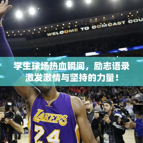 学生球场热血瞬间，励志语录激发激情与坚持的力量！